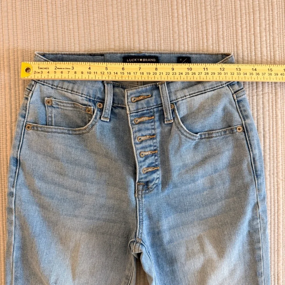 Lucky Brand Women's Bridgette High Rise Skinny Jeans Light Wash Ankle Size 2/26A